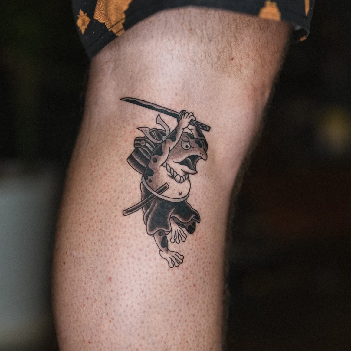 Samurai Frog Tattoo Good Times Ink