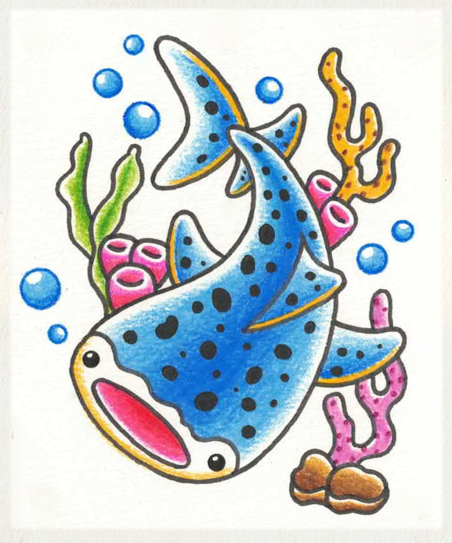 ジンベイザメフラッシュ - GOOD TIMES INK