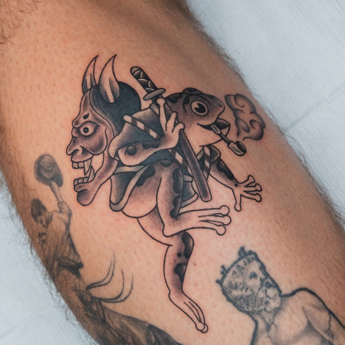 Samurai Frog Tattoo Good Times Ink